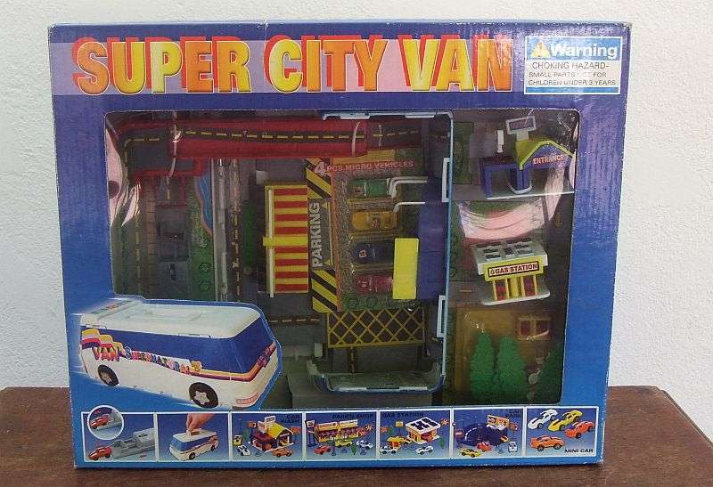 COOL TOY !! SUPER CITY VAN - SEE PICS....KEEPS THE LITTLE ONES BUSY FOR HOURS !!