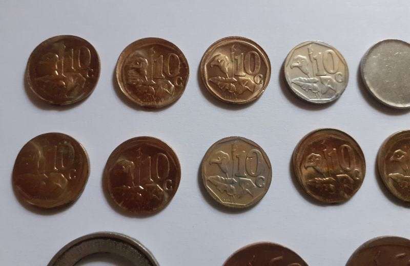 A RARE COLLECTION OF 27 SOUTH AFRICAN ERROR COINS !! YOU ARE BIDDING FOR THE LOT !! GREAT VALUE !!