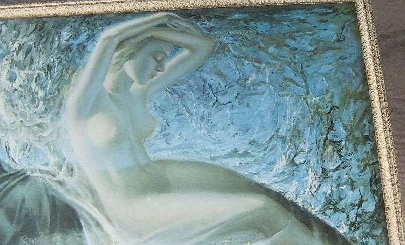 A FANTASTIC RARELY SEEN VINTAGE PRINT OF AN ARTWORK BY VLADIMIR TRETCHIKOFF !! B E A U T I F U L !!