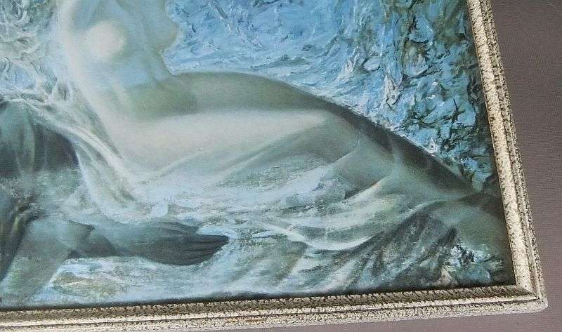 A FANTASTIC RARELY SEEN VINTAGE PRINT OF AN ARTWORK BY VLADIMIR TRETCHIKOFF !! B E A U T I F U L !!