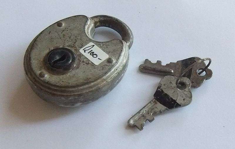 A VINTAGE PADLOCK