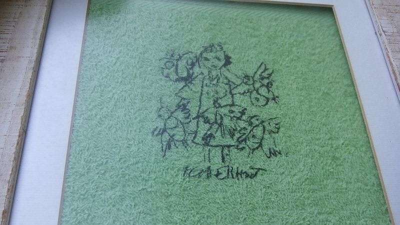 UNKNOWN ARTWORK - MUST SEE PICS - INTERESTING CLAERHOUT STYLE ...SIGNED BUT IS IT ??