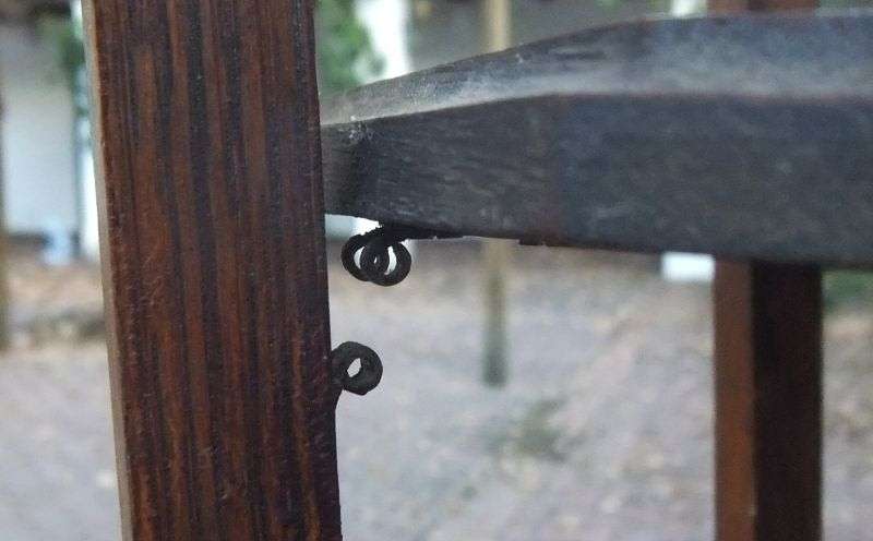 IS IT A BIRD ? IS IT A PLANE ? NO , ITS A RARE VICTORIAN 3 TIER OAK CAKE STAND...FOLD UP...CLASSY !!