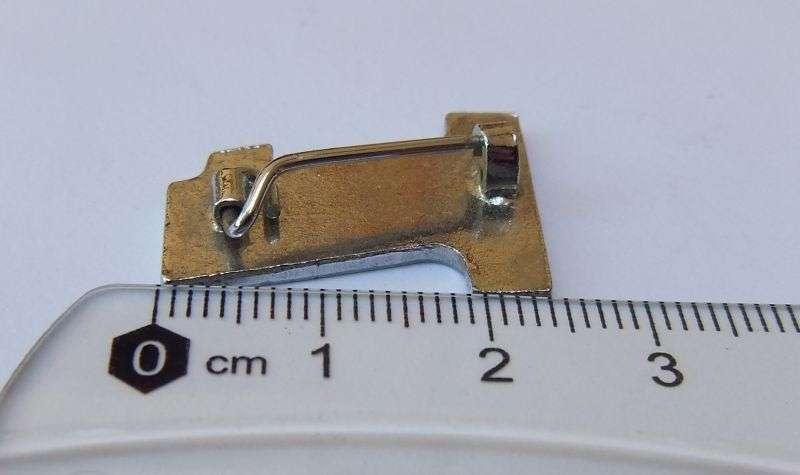 VINTAGE ENAMEL BIKERS BADGE - HONDA