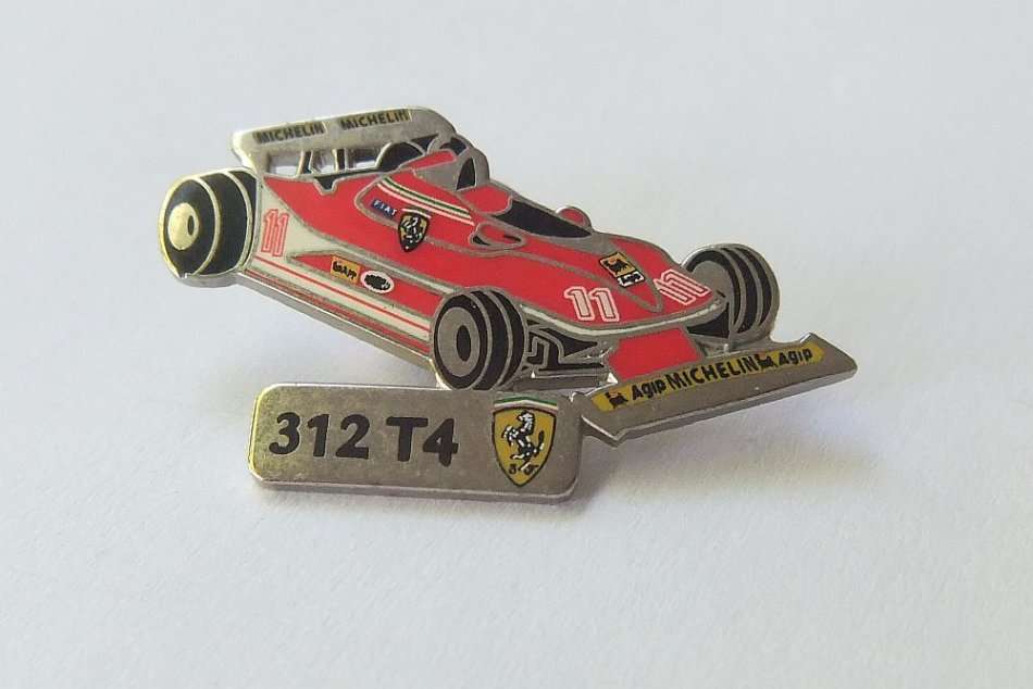 Badge / Pin - FERRARI 312 T4 GP