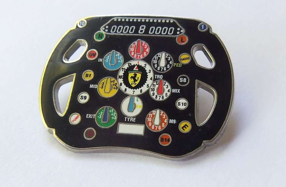 Badge / Pin - FERRARI STEERING WHEEL