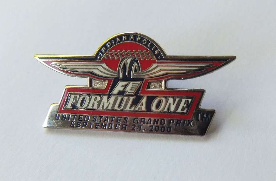 Badge / Pin - USA FORMULA 1 GRAND PRIX 2000