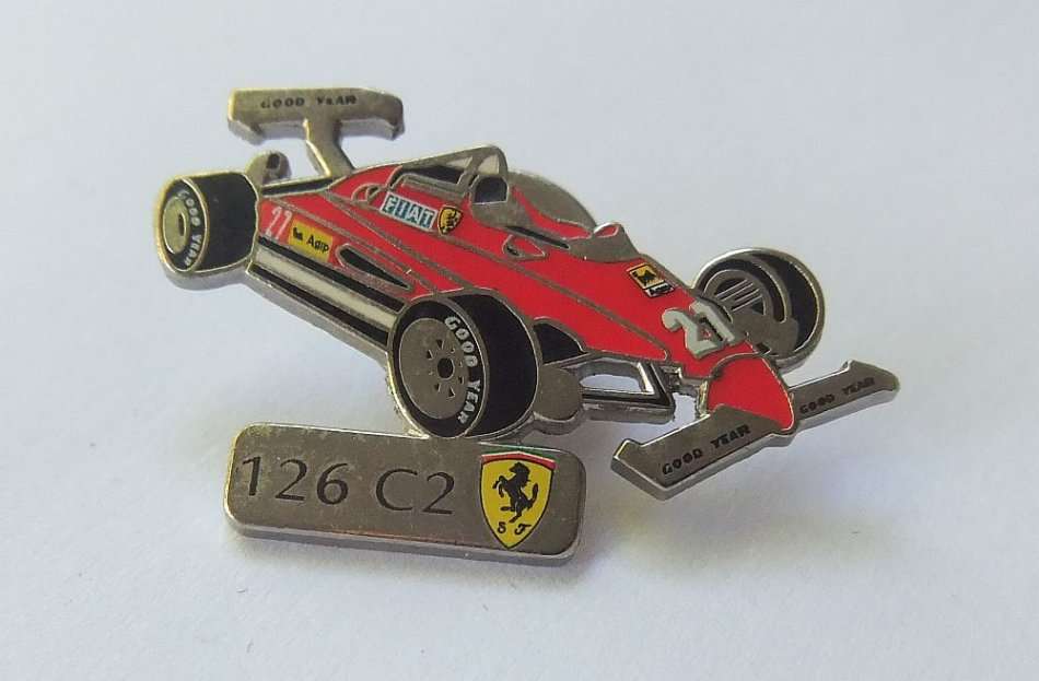 Badge / Pin - FERRARI 126 C2