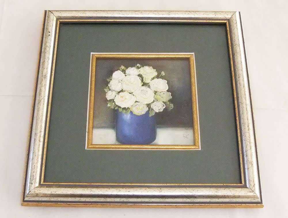 An original mixed medium miniature painting by Tulbagh artist Rochelle Beresford