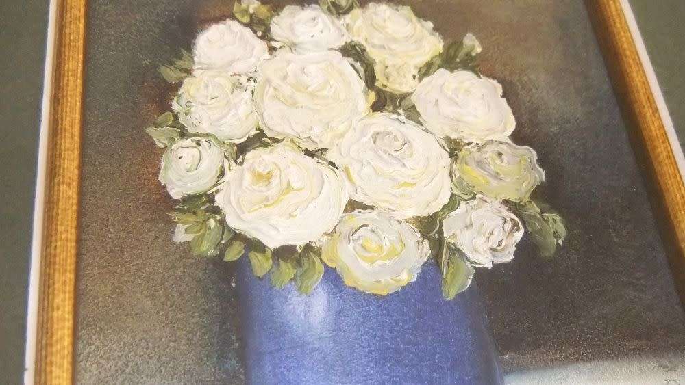 An original mixed medium miniature painting by Tulbagh artist Rochelle Beresford