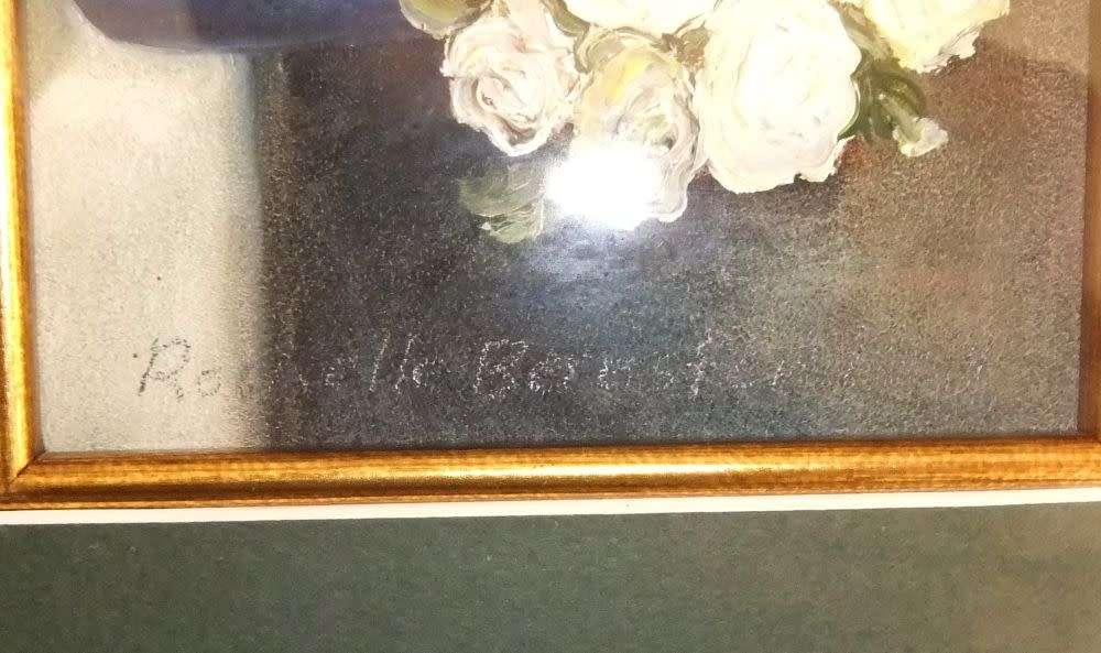 An original mixed medium miniature painting by Tulbagh artist Rochelle Beresford