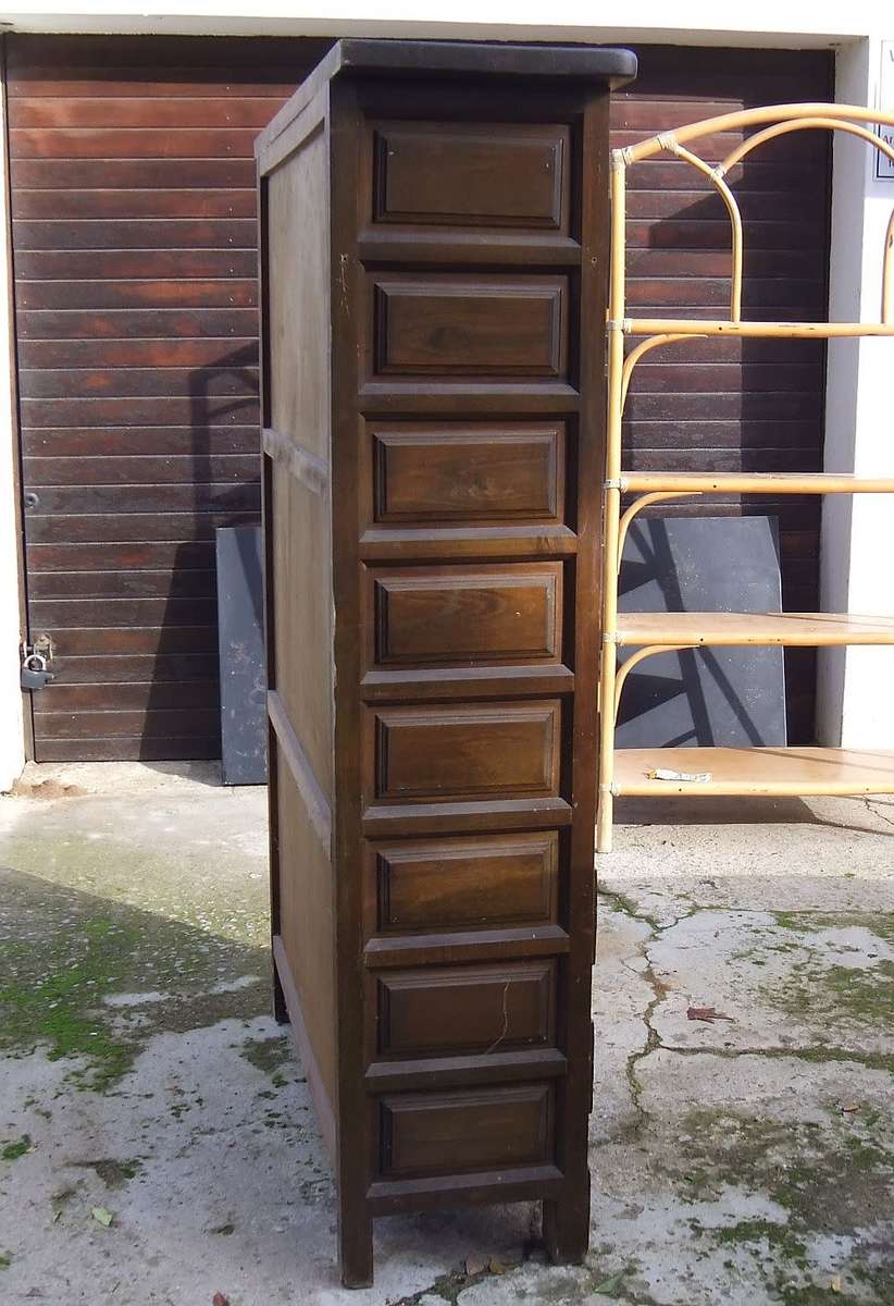 A VINTAGE TEAK STORAGE / BOOK CUPBOARD FIT FOR YOUR CASTLE