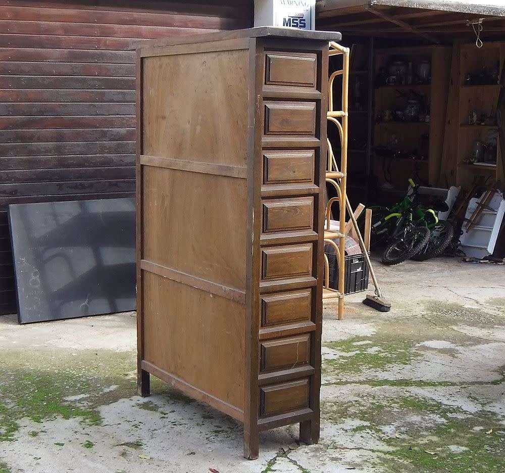 A VINTAGE TEAK STORAGE / BOOK CUPBOARD FIT FOR YOUR CASTLE