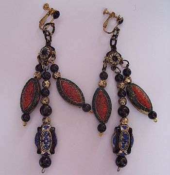 OLD SCREW ON EARRINGS