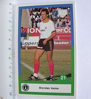 1992 RUGBY CARD - BRENDAN VENTER