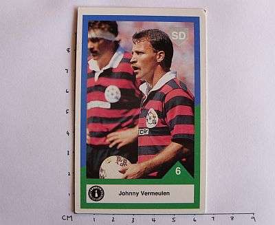 1992 RUGBY CARD - JOHNNY VERMEULEN