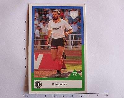 1992 RUGBY CARD - POTE HUMAN
