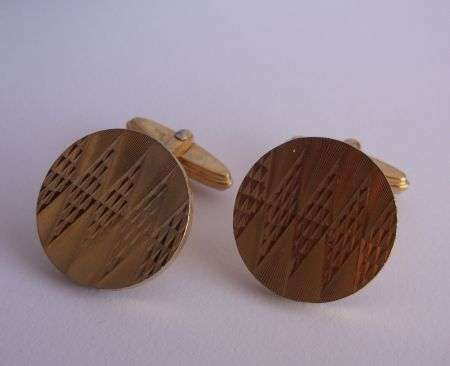 VINTAGE CUFFLINKS - TEXTURED