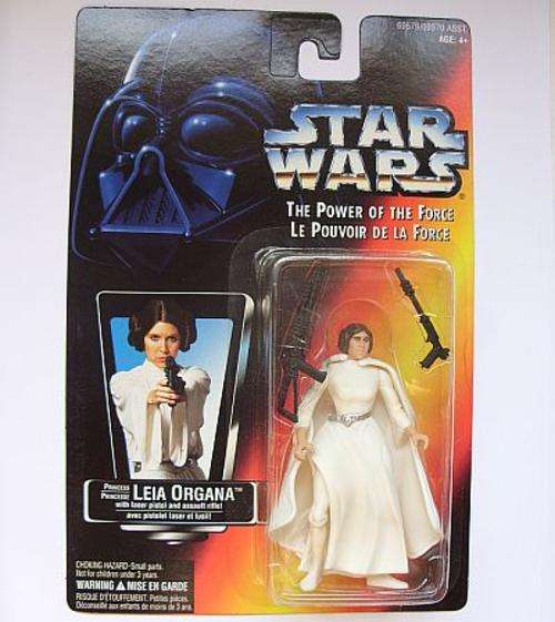 STAR WARS - THE POWER OF THE FORCE FIGURE 1995 BY KENNER - PRINCESS LEIA ORGANA - MOC
