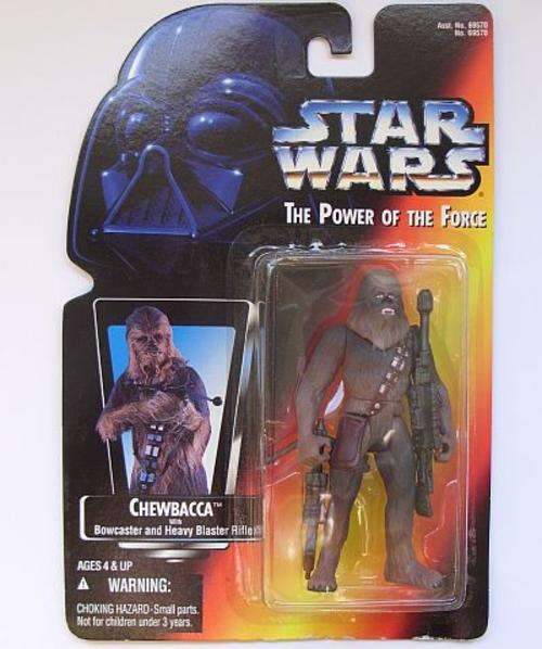 STAR WARS - THE POWER OF THE FORCE FIGURE 1995 BY KENNER - CHEWBACCA - MOC