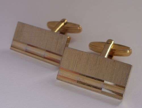 VINTAGE CUFFLINKS - GOLD PLATED