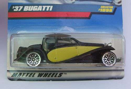 1998 - HOTWHEELS DIE CAST -  `37 BUGATTI - COLLECTOR # 1098