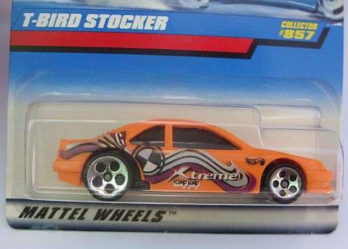1997 - HOTWHEELS DIE CAST - T-BIRD STOCKER - COLLECTOR # 857