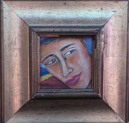 A STUNNING AND OUTSTANDING ORIGINAL OIL ON BOARD BY WELL KNOWN SA ARTIST H.KRUGER...WOW !!!