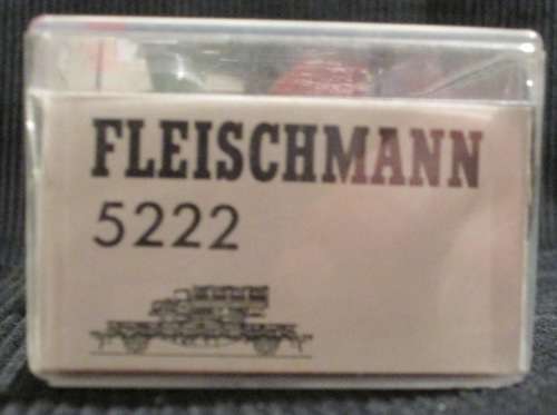 Fleischmann HO Gauge Flat Car with Ambulance load  5222
