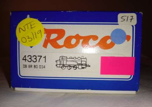 Roco 43371 HO DB BR80 Steam Locomotive