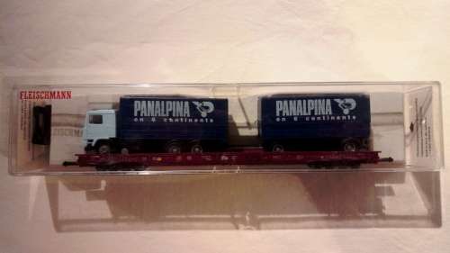 Fleischmann 5273 HO Rolling Road low floor wagon