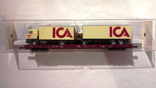 Fleischmann 5277 HO Rolling Road low floor wagon