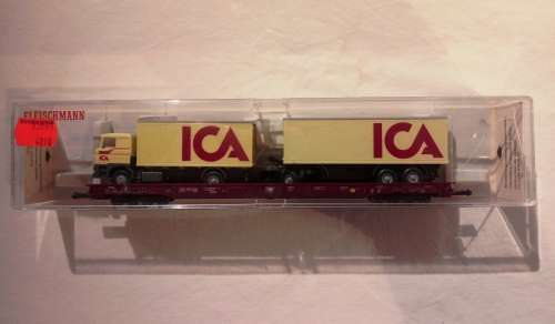 Fleischmann 5277 HO Rolling Road low floor wagon