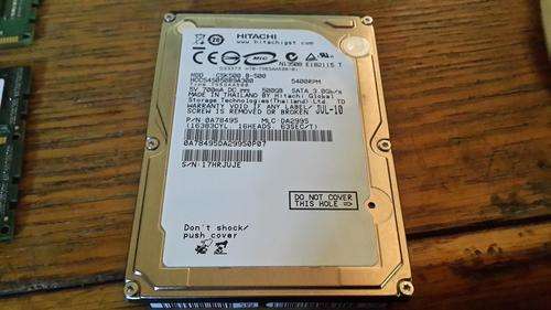 500GB notebook SATA HDD