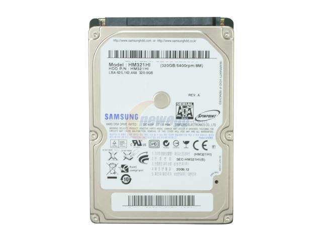 Notebook HDD 320GB - Cupboard cleanout - one shipping