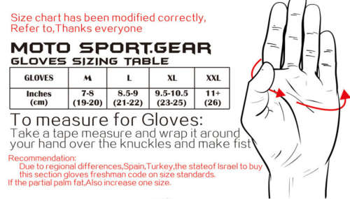 PRO BIKER MOTORCYCLE GLOVES