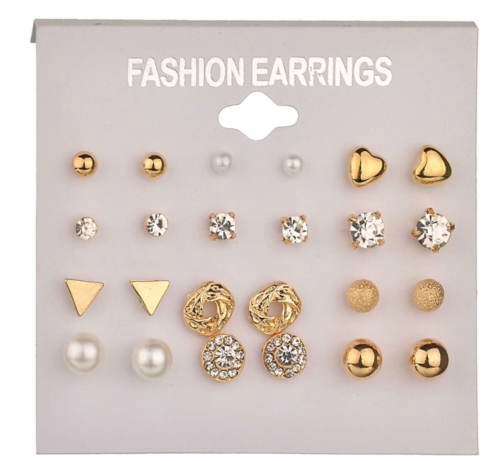 12 pairs earings