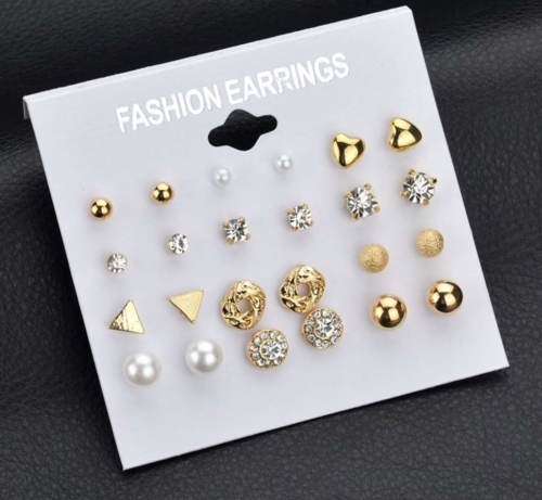 12 pairs earings