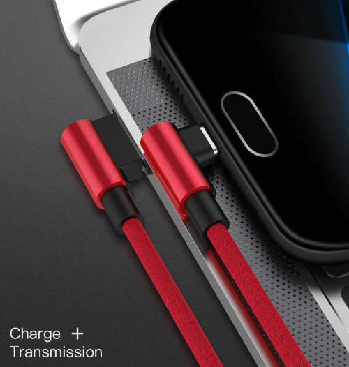 90 Degree USB C fast charging cable