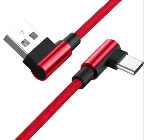 90 Degree USB C fast charging cable