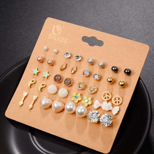20 pairs earings
