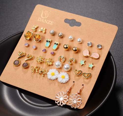 20 pairs earings