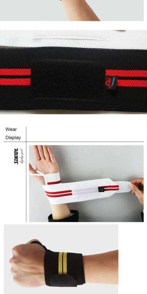 Aolikes weight lifting wristbands