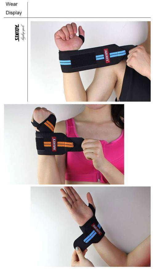 Aolikes weight lifting wristbands