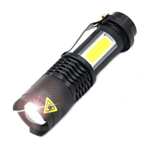 3800LM LED super mini flashlight with zoom