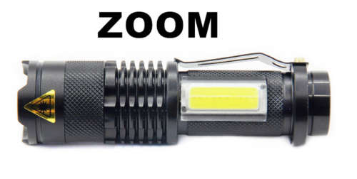 3800LM LED super mini flashlight with zoom