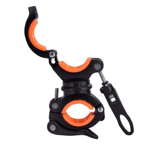 Orange flashlight mount