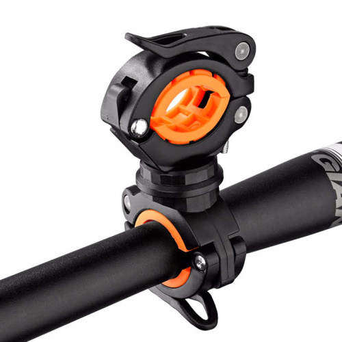 Orange flashlight mount