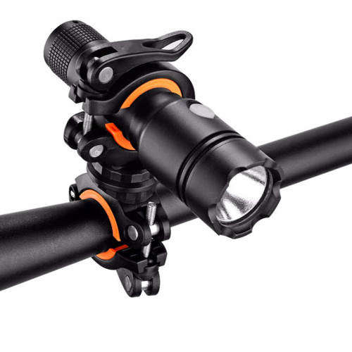 Orange flashlight mount