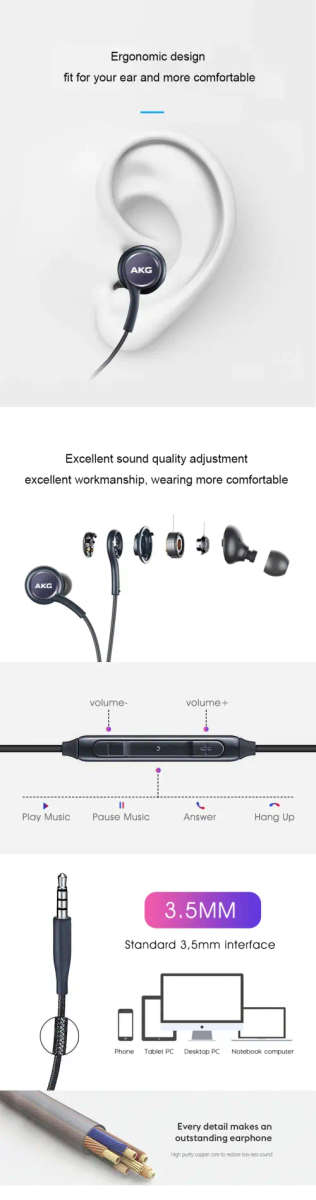 AKG Samsung Earphones EO IG955 Earphones